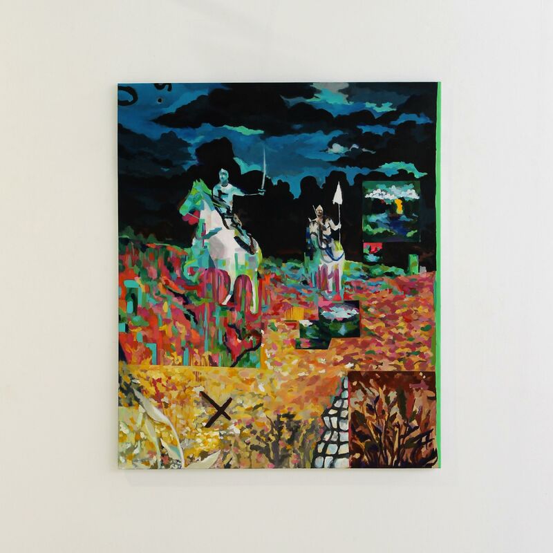 EN PIE DE GUERRA - a Paintings by María Briones Ballester